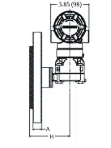ترانسمیتر سطح روزمونت 2051L دو اینچی
