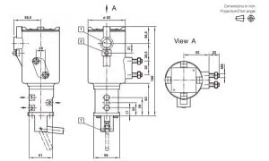 شیر برقی ضد انفجار مکسیل مدل ICO4S 