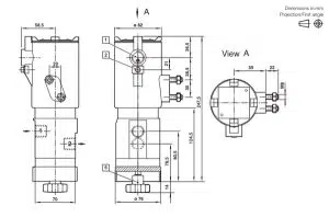 شیر برقی ضد انفجار مکسیل مدل ICO4S 