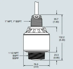 ابعاد سری SITRANS LR100 برند زیمنس
